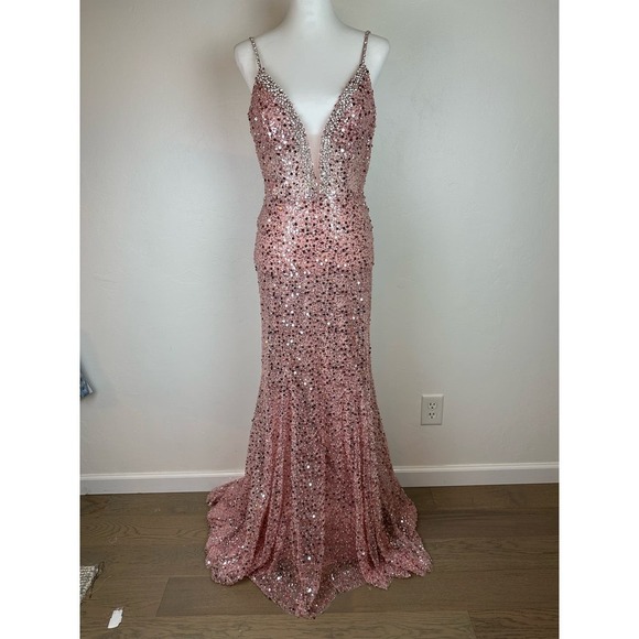 NWT MAC DUGGAL 68175 DRESS size 8 FLAW - Picture 1 of 11